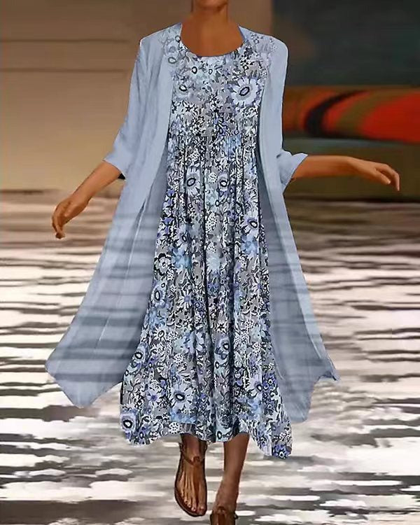Elisa – Boho Floral Dress