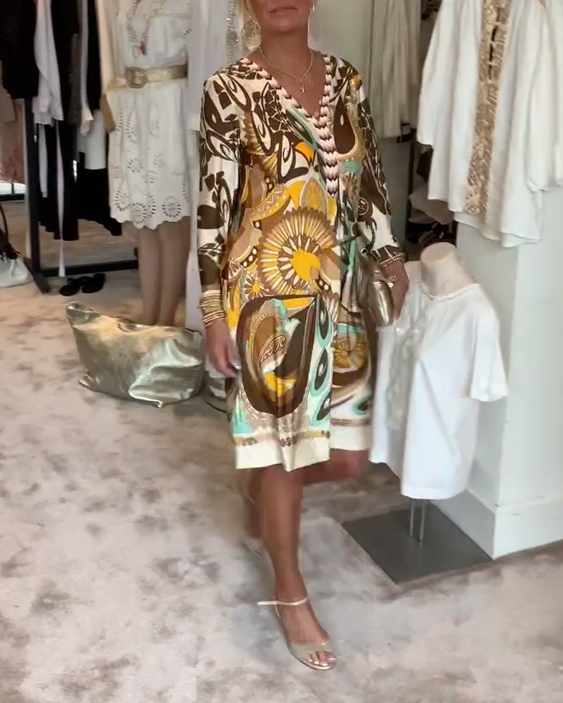 Marta – Printed Boho Dress