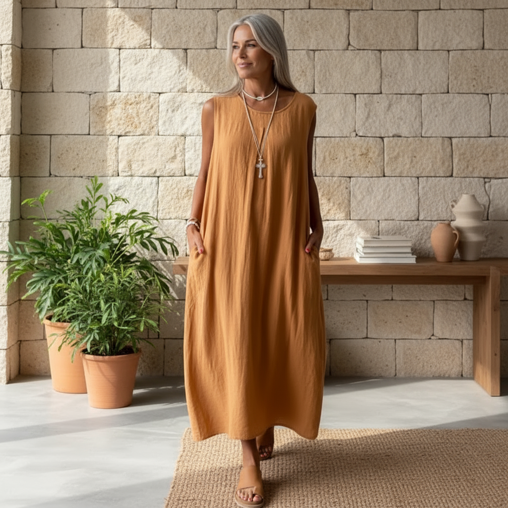 Amelia – Sleeveless Boho Dress