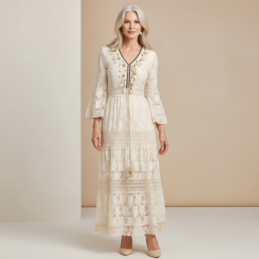 Amelia – Boho Lace Dress