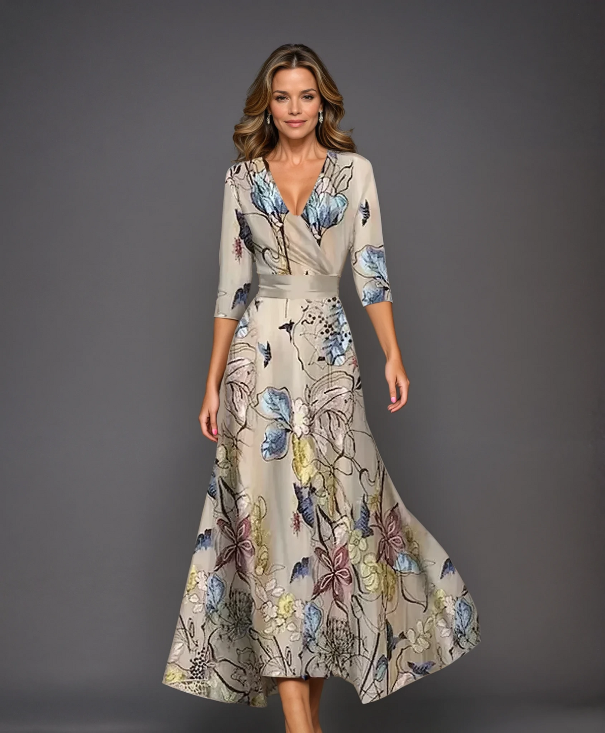 Ysa | Robe Chic avec Imprimé Floral