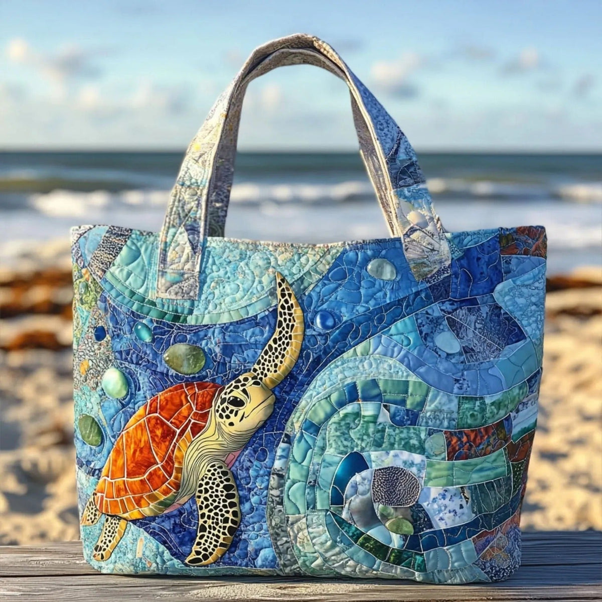 SAC À MAIN FAIT MAIN - VIE DE TORTUE