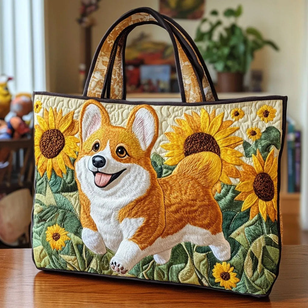 SAC FAIT MAIN - CHIEN JOYEUX