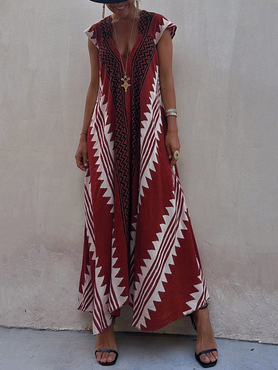 Boho™ | Sleeveless V Dress