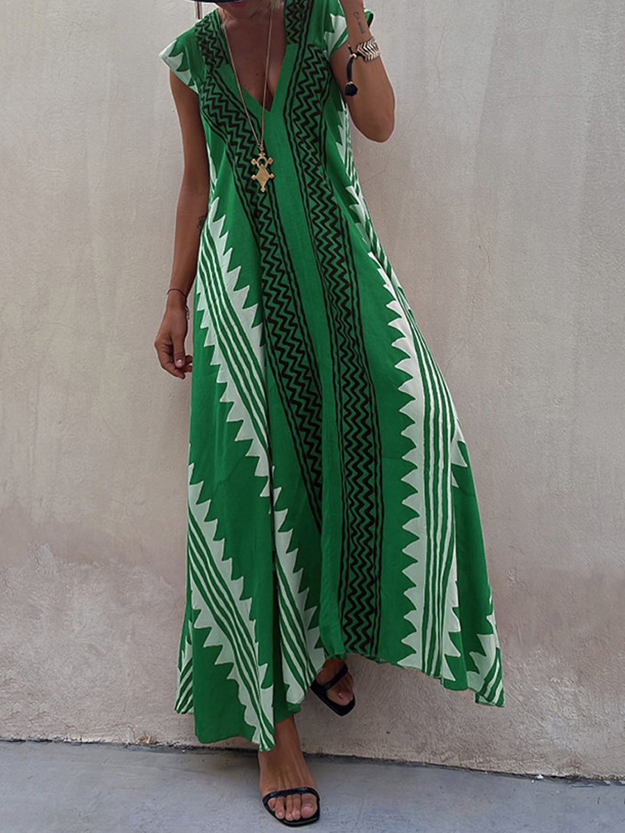 Boho™ | Robe V sans manches