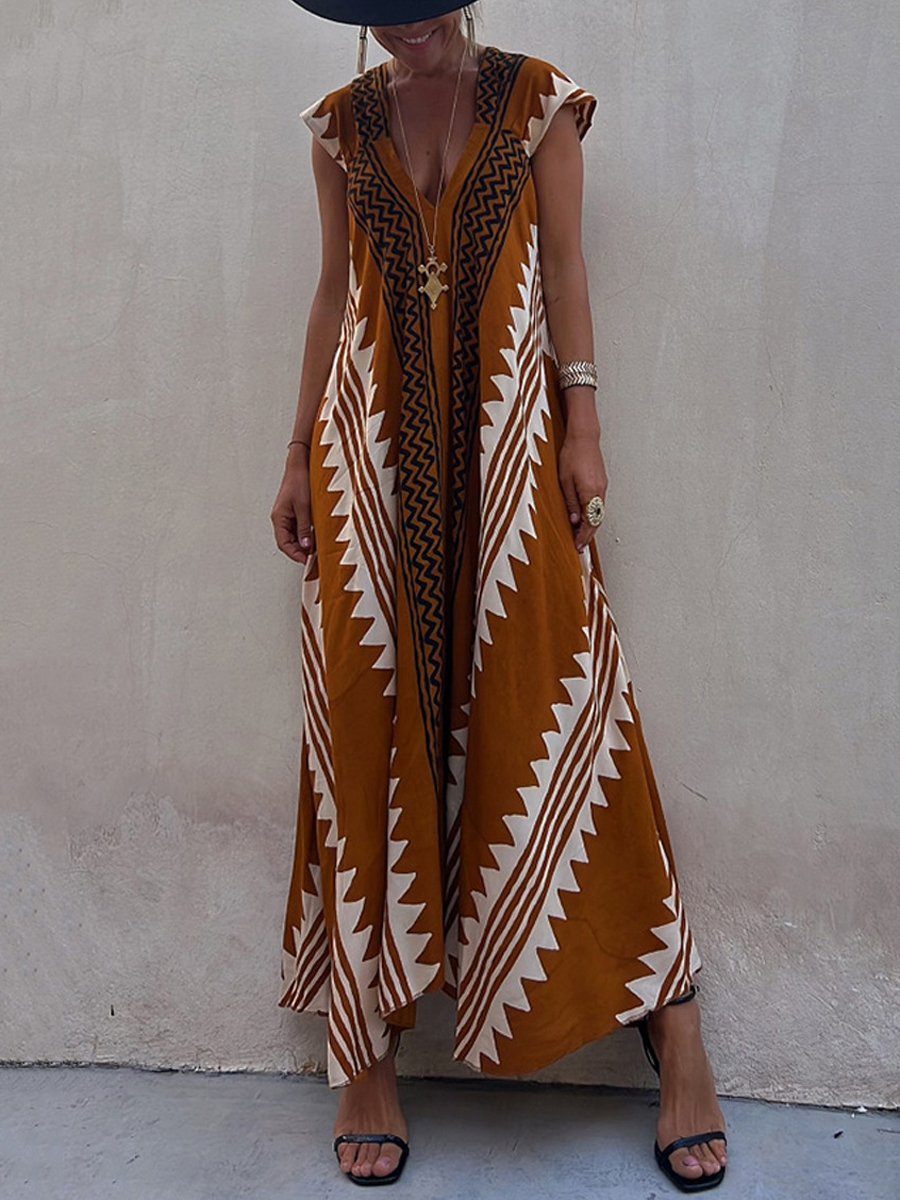 Boho™ | Robe V sans manches