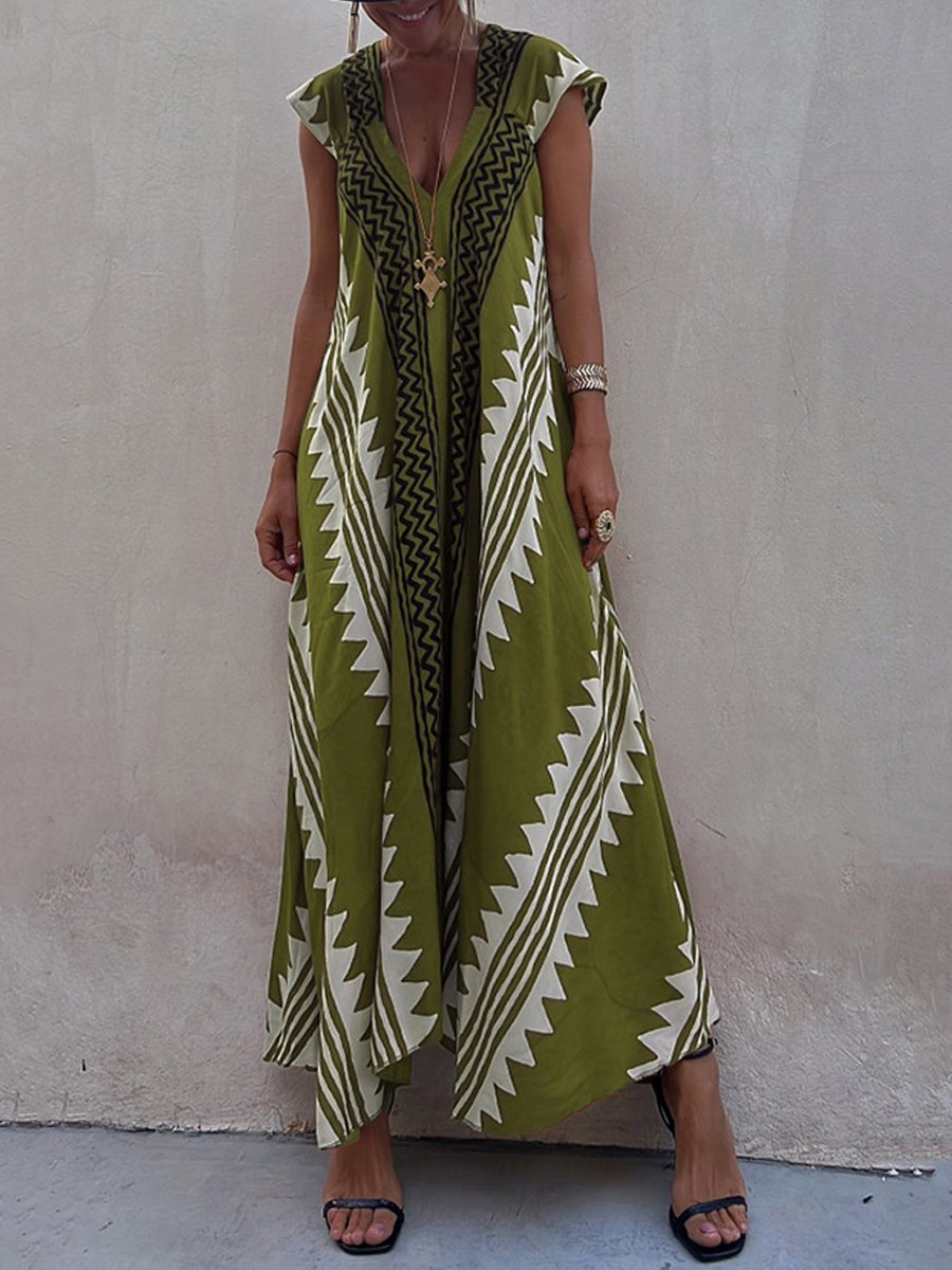 Boho™ | Robe V sans manches