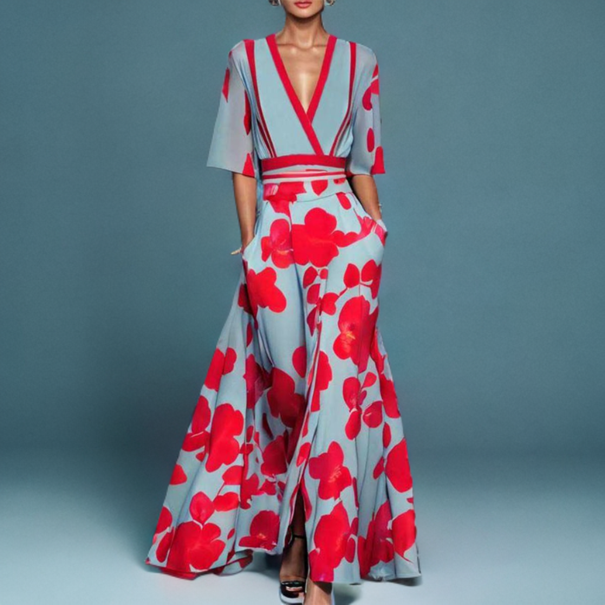 Tahlia | Robe en Viscose Élégante