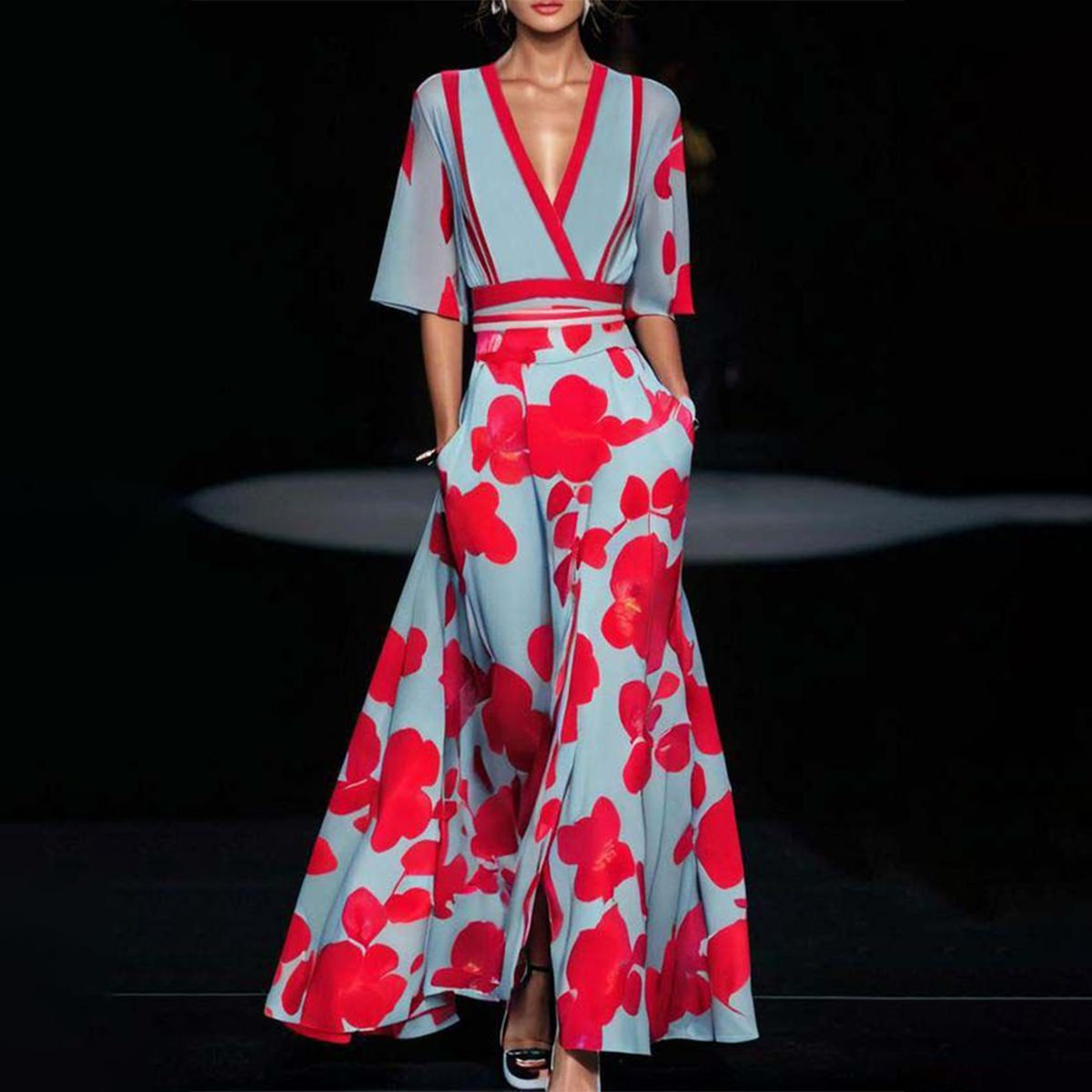 Tahlia | Robe en Viscose Élégante