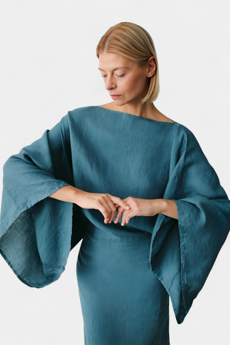 Kamilia | Robe Kimono avec Ceinture - Édition Limitée