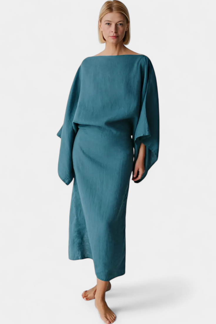 Kamilia | Robe Kimono avec Ceinture - Édition Limitée