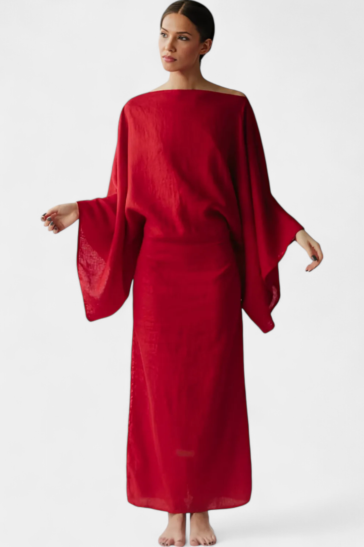 Kamilia | Kimono Dress with Belt - Limited Edition