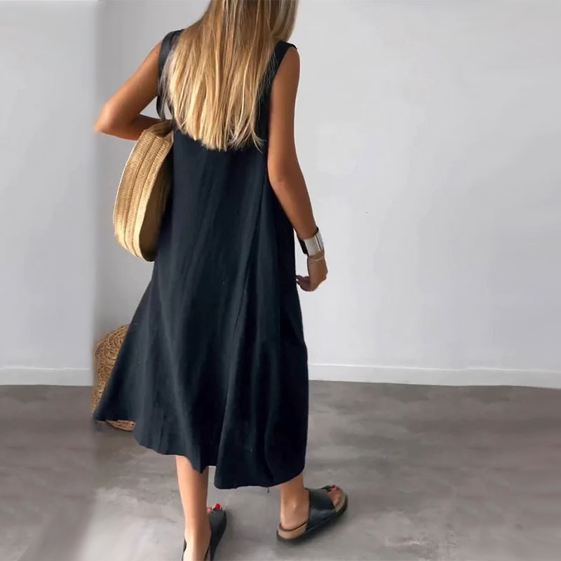 Amelia – Sleeveless Boho Dress