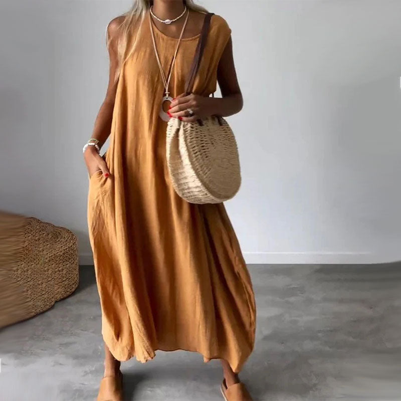 Amelia – Sleeveless Boho Dress