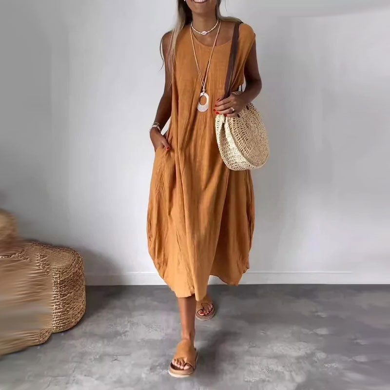 Amelia – Sleeveless Boho Dress