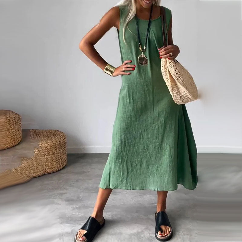 Amelia – Sleeveless Boho Dress