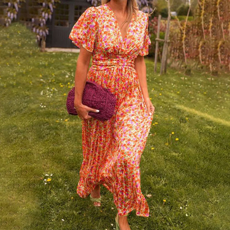 Amelia™ - Robe Maxi Florale Élégante
