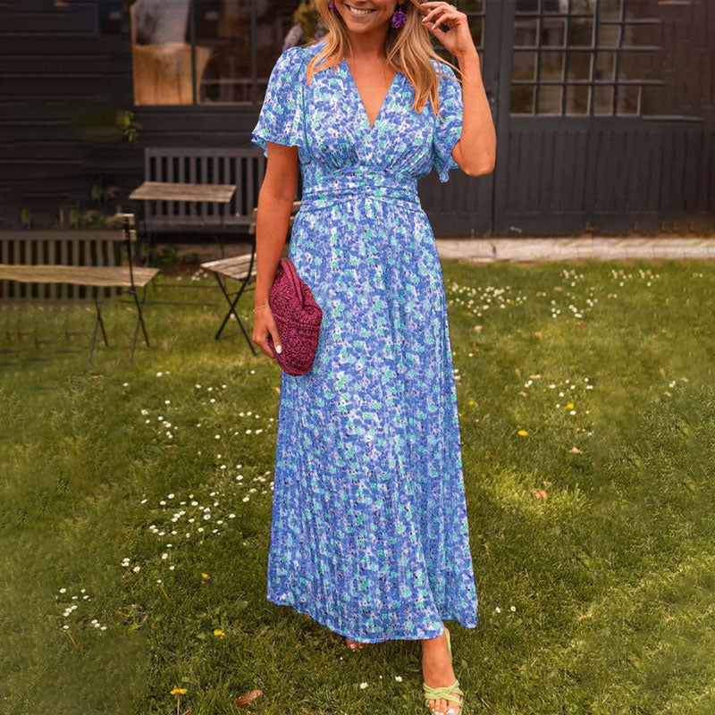 Amelia™ - Robe Maxi Florale Élégante