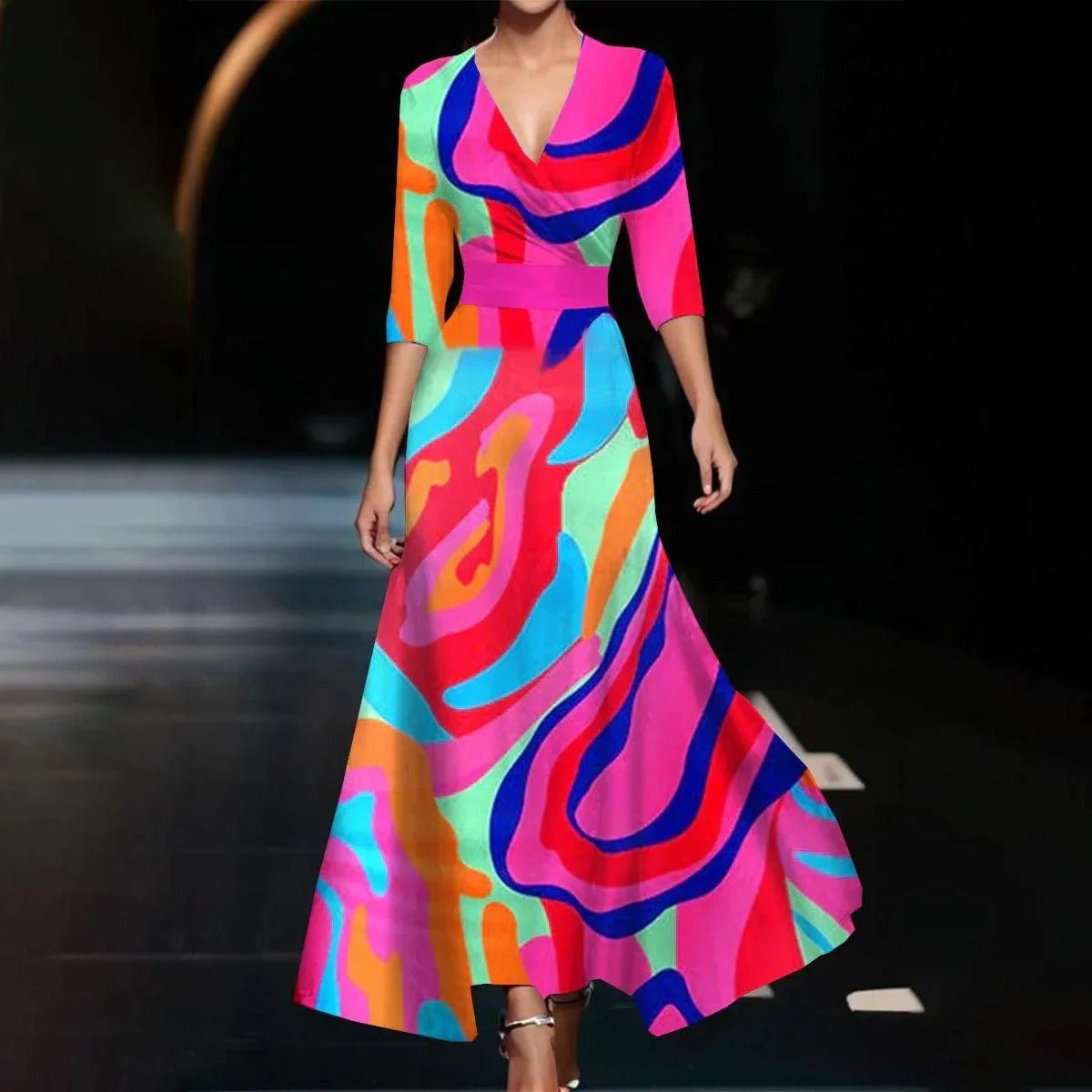 Ysa | Chic Dress with Floral Print