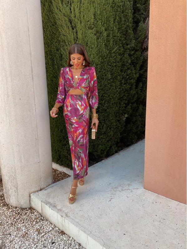 Danika | Robe Élégante avec Découpe