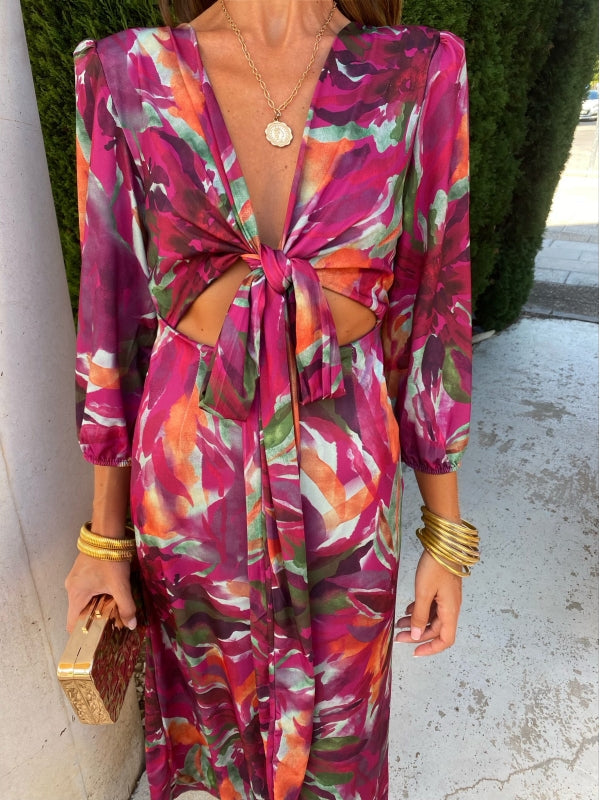 Danika | Robe Élégante avec Découpe
