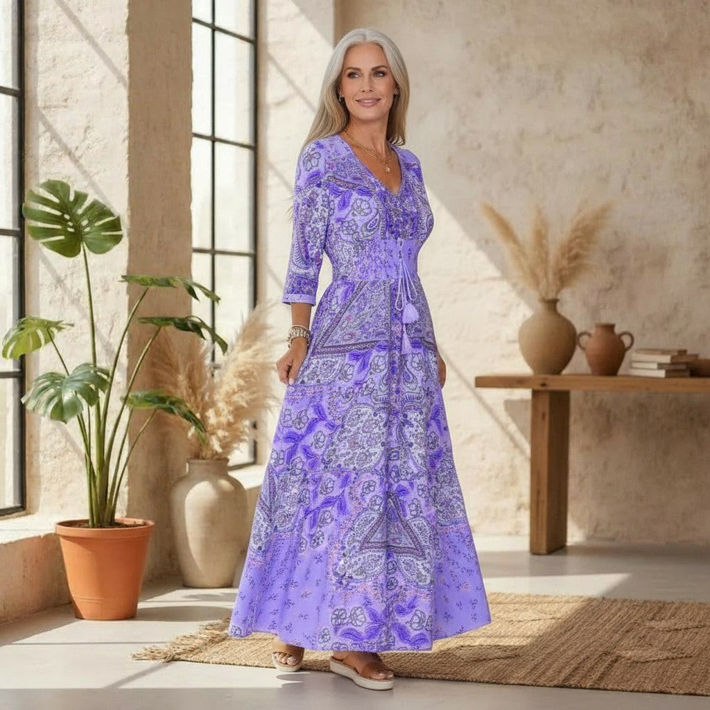 Amara – Boho Maxi Dress