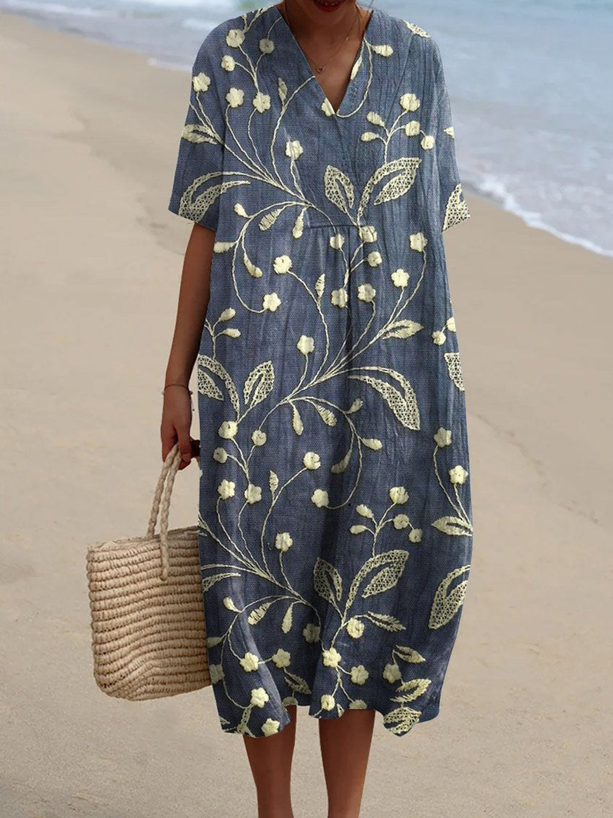Lieke | Robe Florale Vintage – Édition Limitée